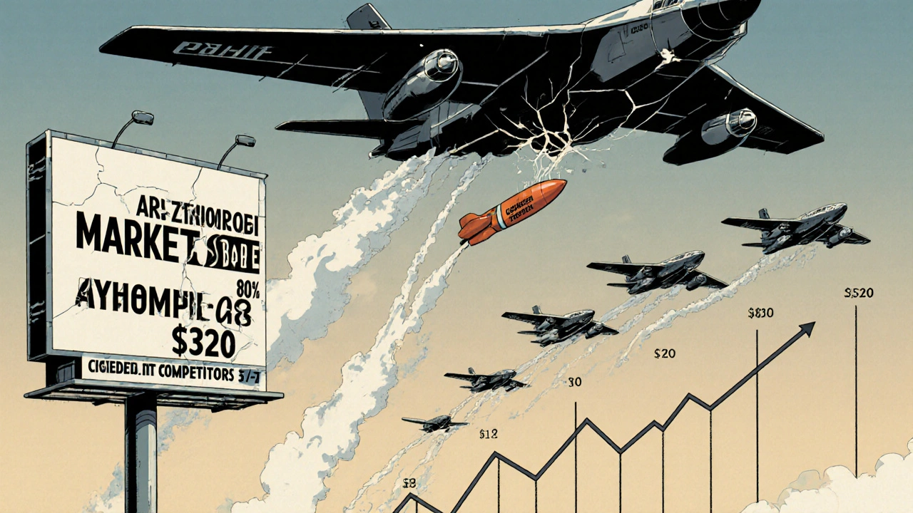 Marchio farmaceutico che lancia un generico autorizzato per sottrarre quote di mercato al primo concorrente.