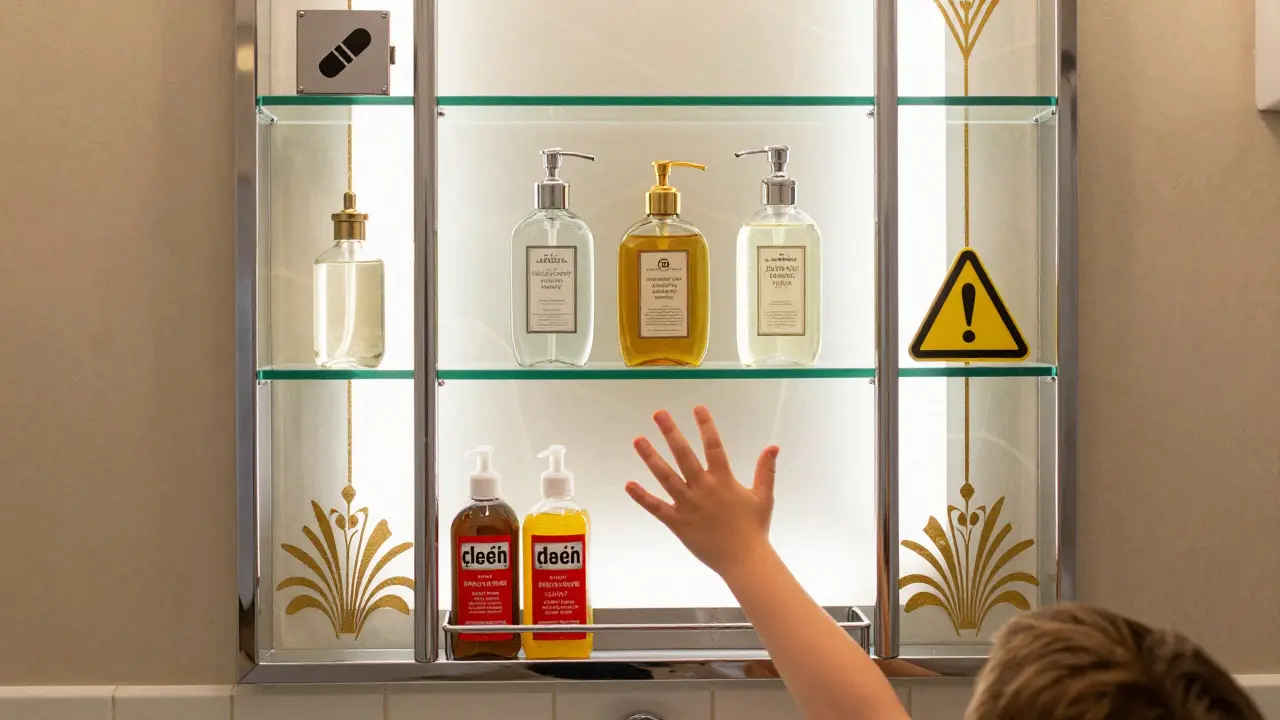 Come Separare i Prodotti Chimici Domestici dallo Stoccaggio dei Farmaci