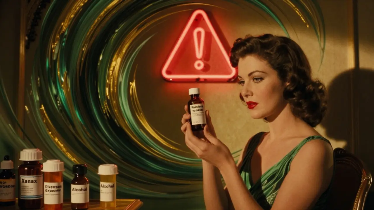 Valeriana e Farmaci Sedativi: Il Rischio di Depressione Additiva del Sistema Nervoso Centrale