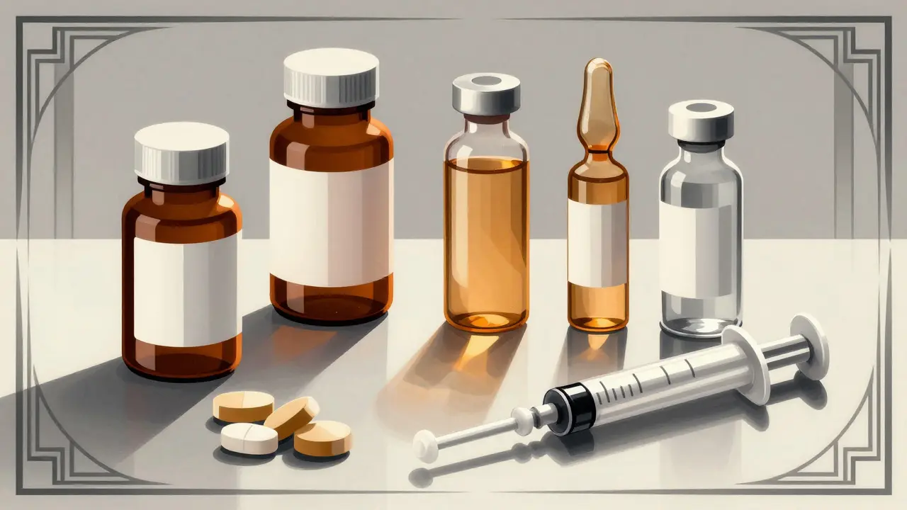 Formulazioni di farmaci Haloperidol in stile Art Deco